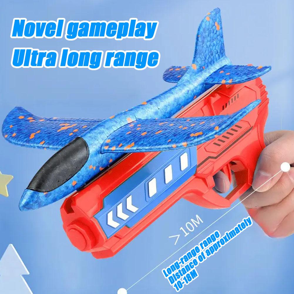 Model Airplane Plastic - Vliegtuigspeelgoed Uitwerpen met één klik Model