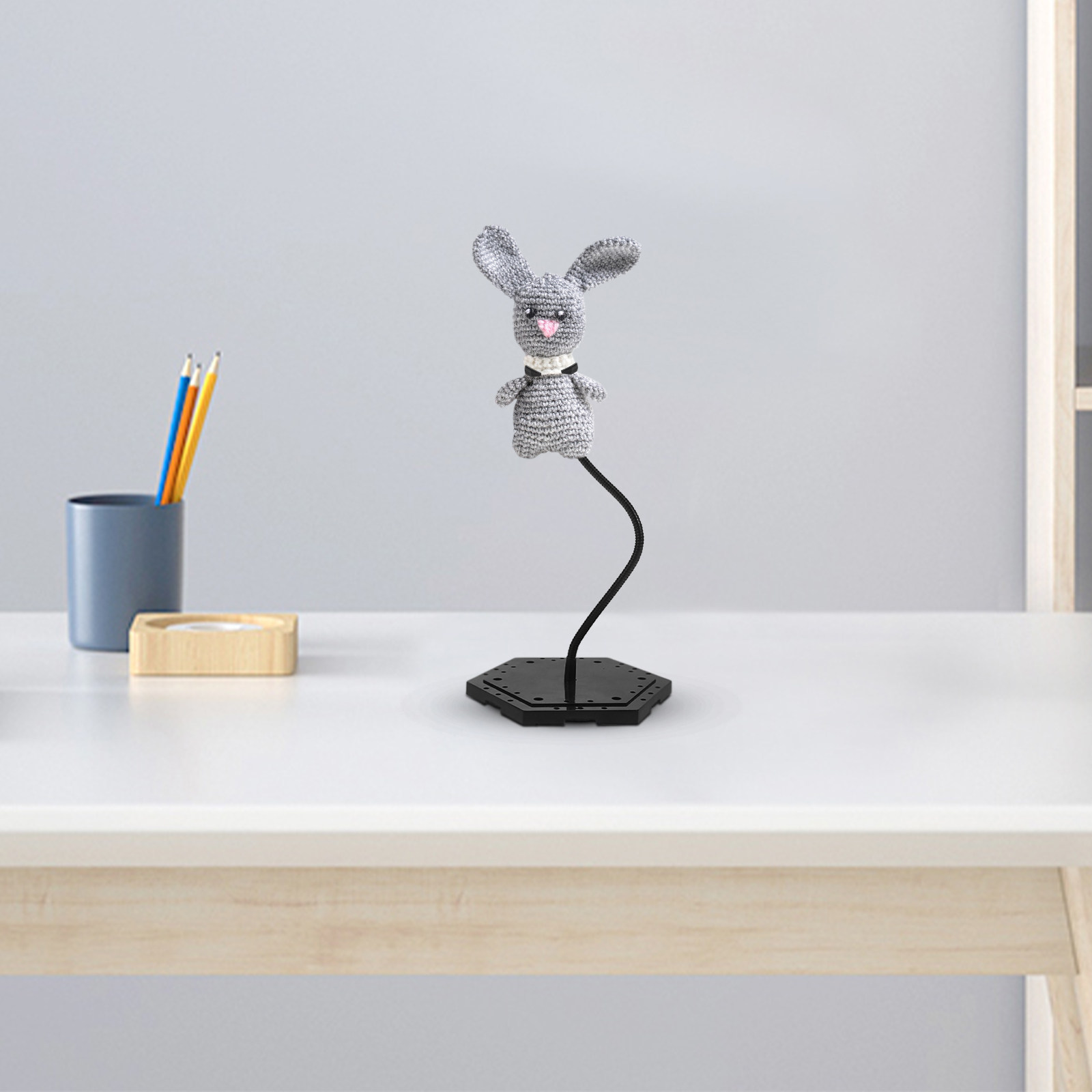 Action Figure Stand - Actiefiguur Displaystandaard Verstelbare ABS IJzeren Steunbasis