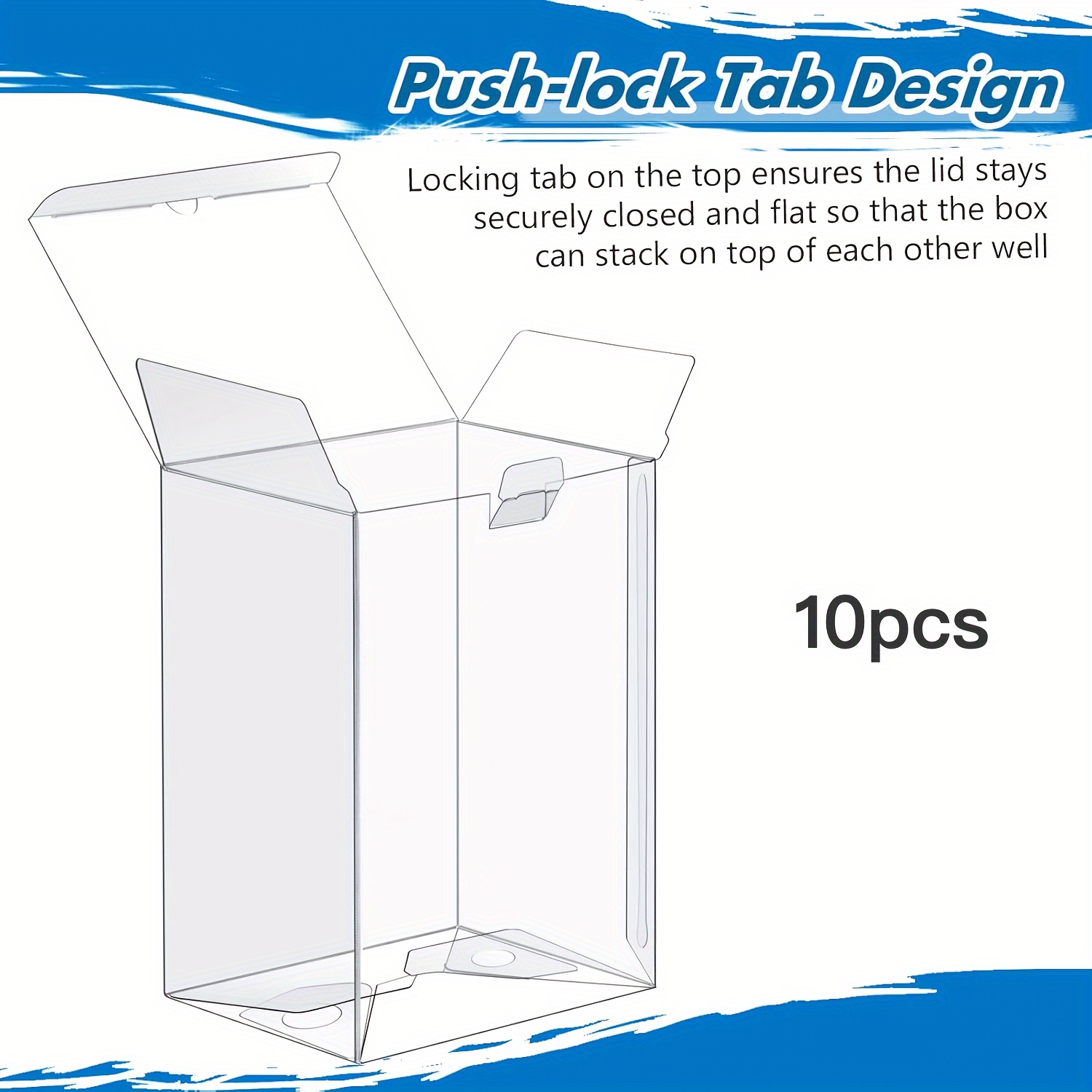 Pop Display Shelf - Doorzichtige popvitrine compatibel met 4
