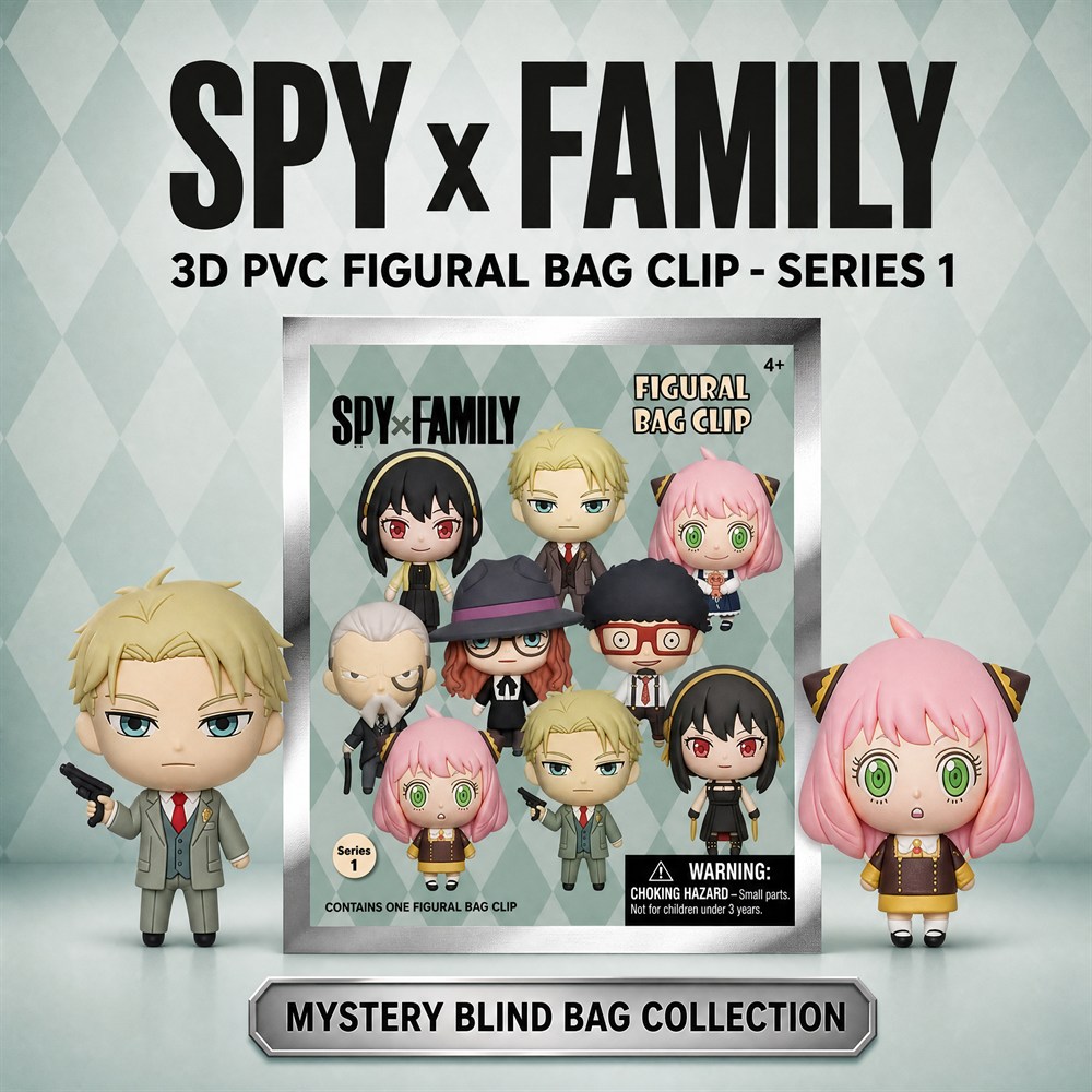 Mystery Box Blind Bag - Spy x Family 3D PVC Tasclip