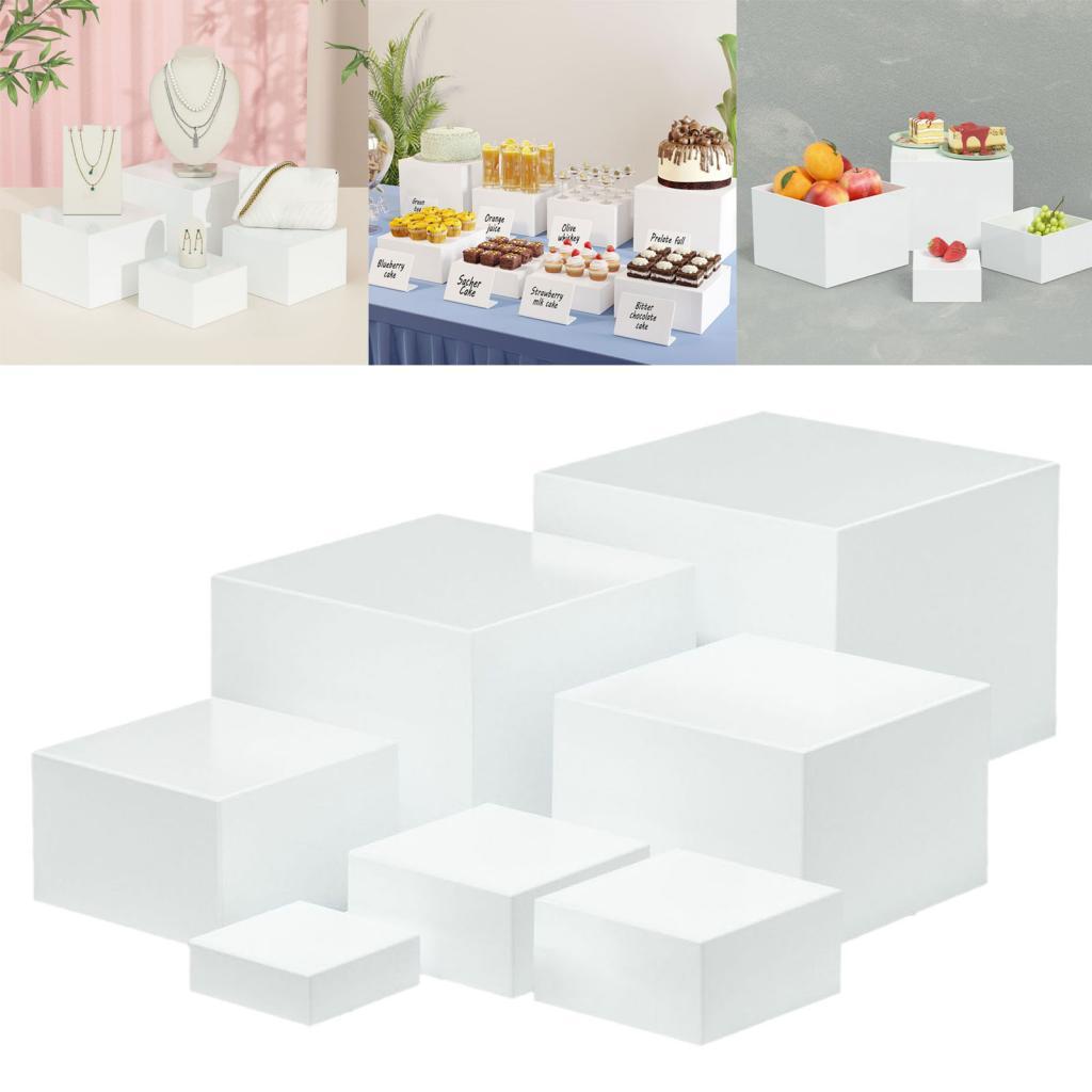 Display Risers Set - 7-delige acryl kubus display box Riser