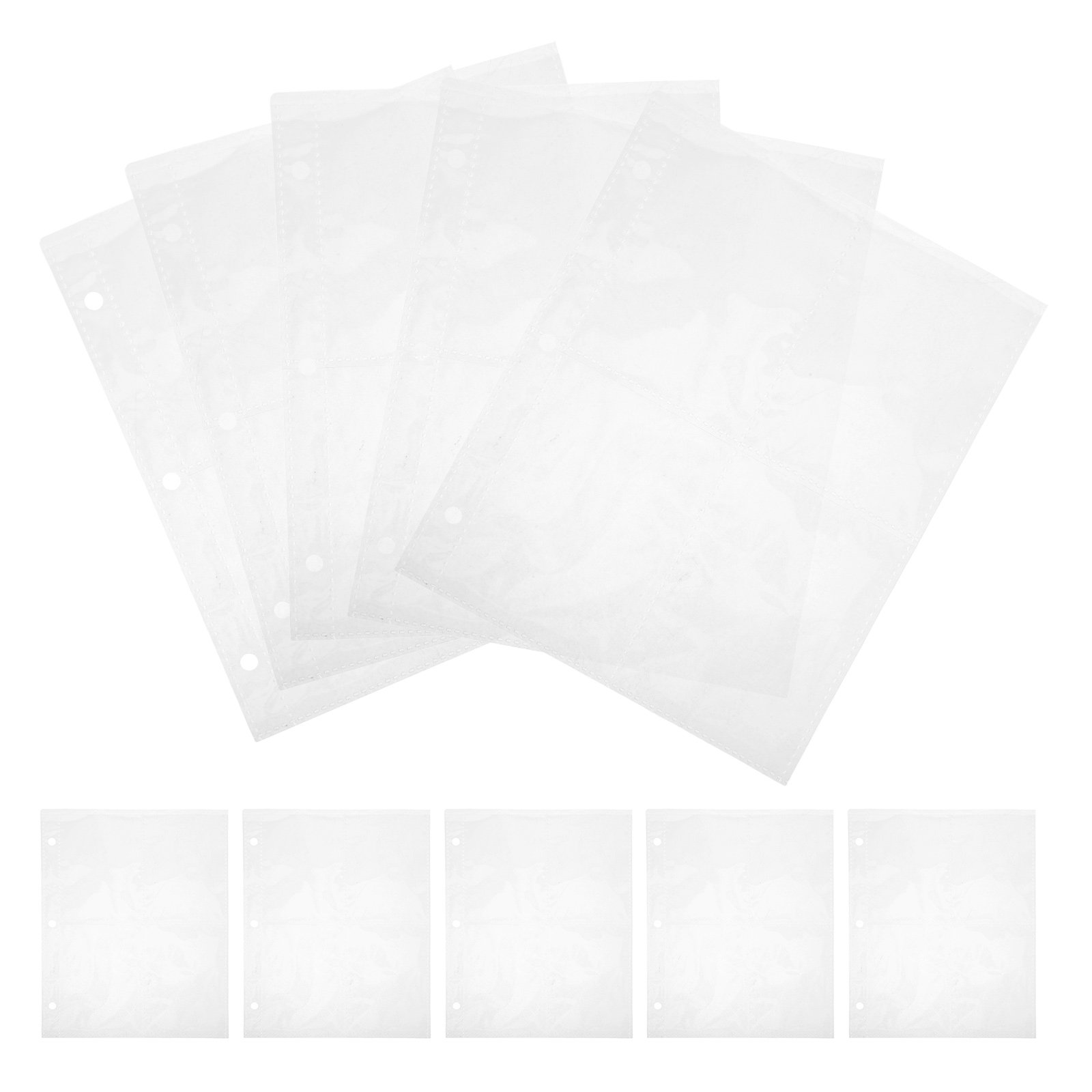 Trading Card Binder - 10 stuks kaartbinder navulpagina's doorzichtige plastic