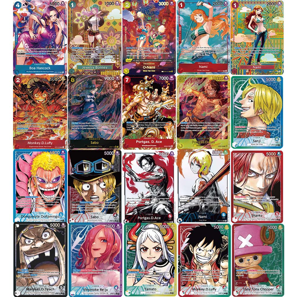 Graded Card Display - Anime Een stuk Proxy Collection Card