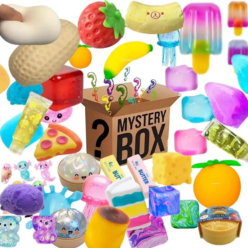 Mystery Box Blind Bag - 100+ stuks verrassingsdoos speelgoed, nieuwe stressverlichtende