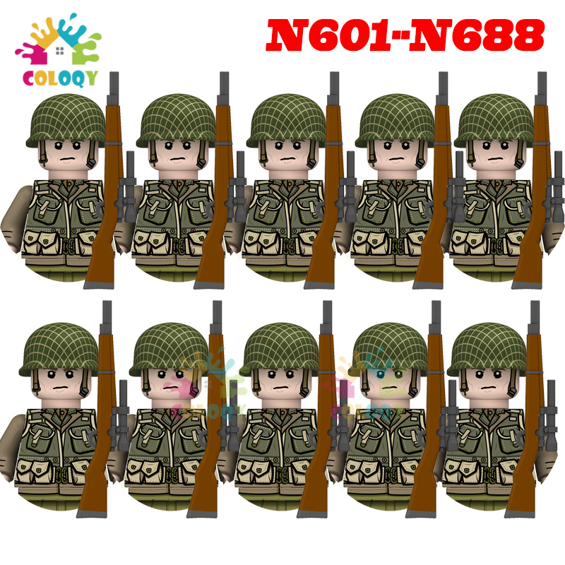 Kinderen Speelgoed WW2 10 stks - Lego Minifigure Holder recensie en prijs