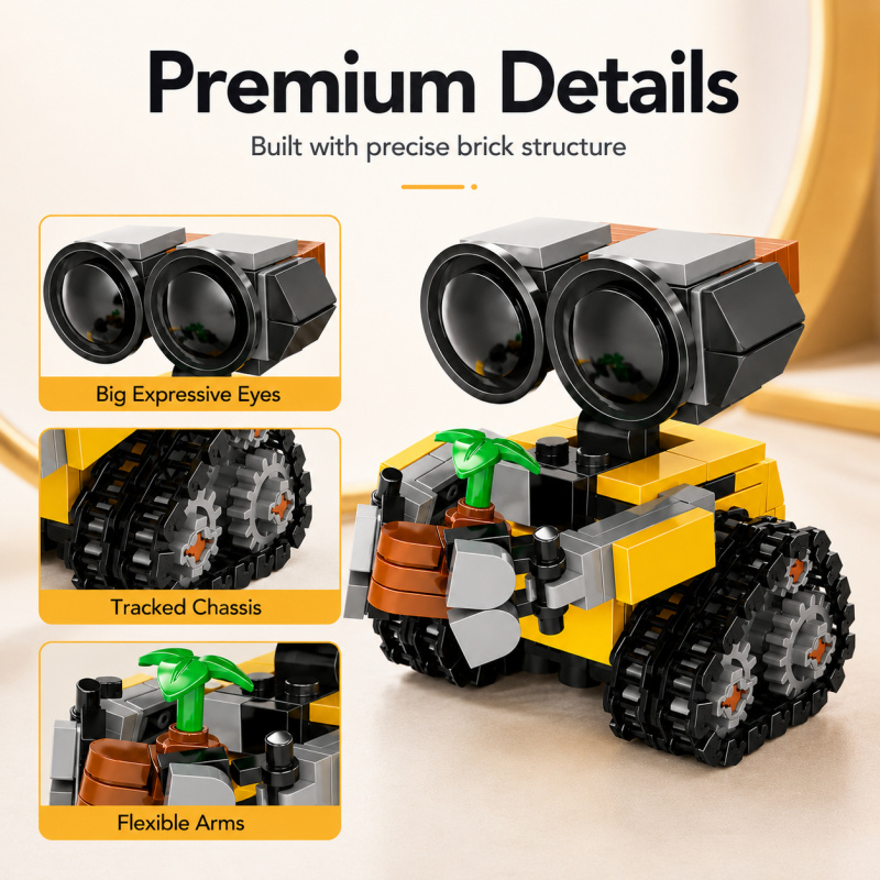 Mini Robot Bouwstenenset, Scha - Building Block Mini recensie en prijs