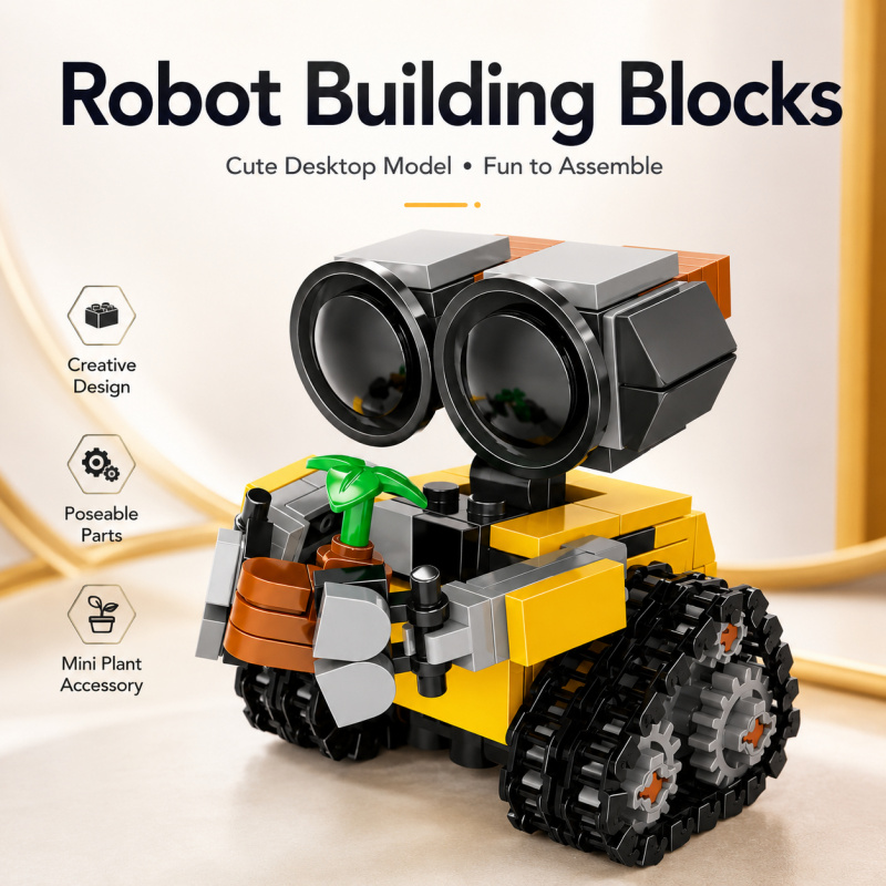Mini Robot Bouwstenenset, Scha - Building Block Mini recensie en prijs