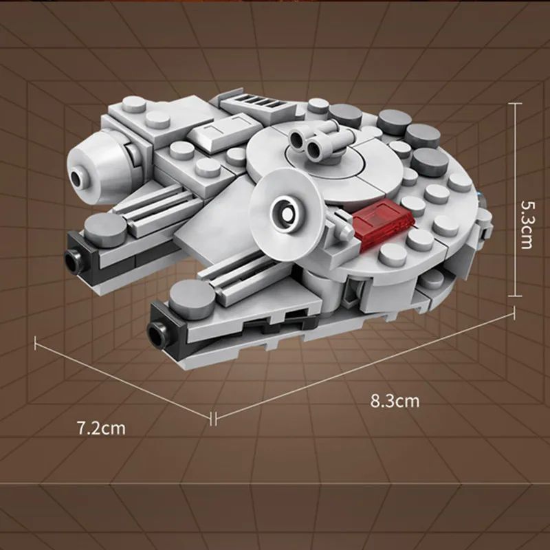 Klassieke Star Fighter vliegtu - Building Block Mini recensie en prijs