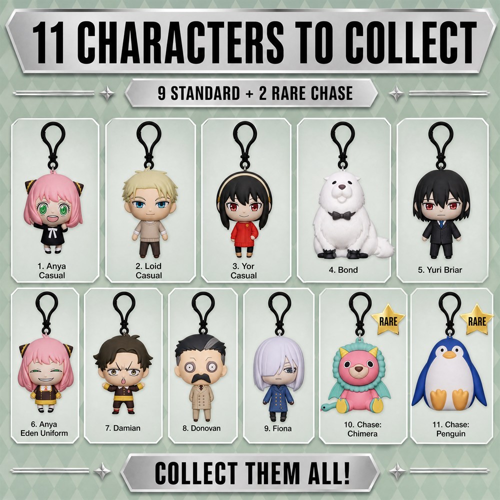 Spy x Family 3D PVC Tasclip Sl - Mystery Box Blind Bag recensie en prijs