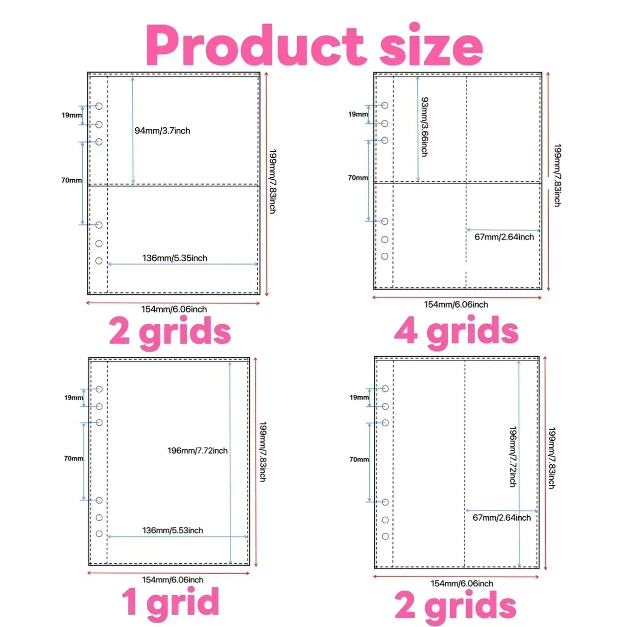 1-4 Grid Transparante Fotokaar - Card Penny Sleeve recensie en prijs